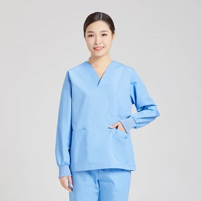 Set di scrub da donna, uniforme da medico, infermiera, ospedale, pantaloni, tute, abiti da lavoro