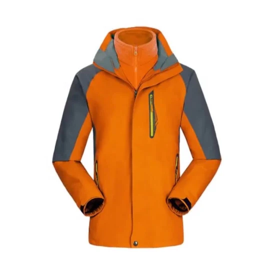 Parka termico invernale caldo freddo 100% poliestere / nylon / cotone Abbigliamento da lavoro Sport esterno 3 in 1 Giacca da sci